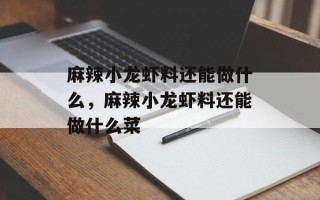 麻辣小龙虾料还能做什么，麻辣小龙虾料还能做什么菜