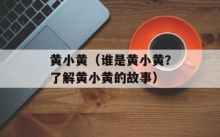 黄小黄（谁是黄小黄？了解黄小黄的故事）