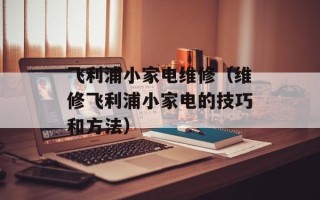 飞利浦小家电维修（维修飞利浦小家电的技巧和方法）