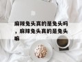 麻辣兔头真的是兔头吗，麻辣兔头真的是兔头嘛