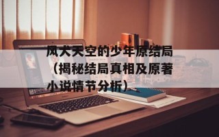 风犬天空的少年原结局（揭秘结局真相及原著小说情节分析）