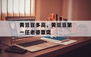 黄豆豆多高，黄豆豆第一任老婆粟奕