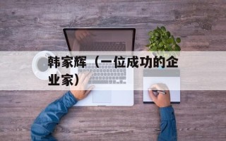 韩家辉（一位成功的企业家）