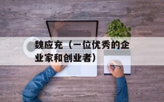 魏应充（一位优秀的企业家和创业者）