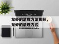 龙虾的清理方法视频，龙虾的清理方式