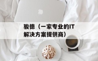 骏德（一家专业的IT解决方案提供商）
