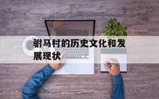 驸马村的历史文化和发展现状