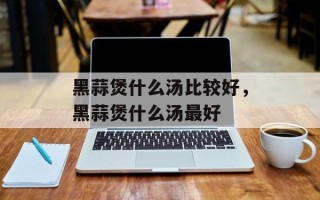 黑蒜煲什么汤比较好，黑蒜煲什么汤最好