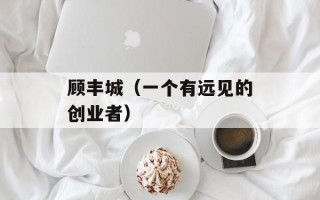 顾丰城（一个有远见的创业者）