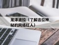 龙泽波拉（了解这位神秘的网络红人）