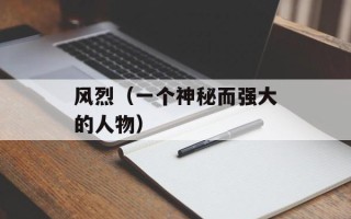 风烈（一个神秘而强大的人物）