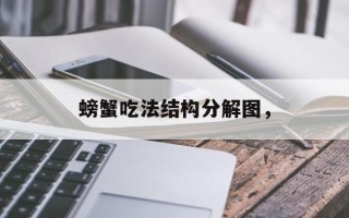 螃蟹吃法结构分解图，