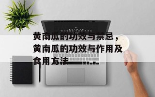 黄南瓜的功效与禁忌，黄南瓜的功效与作用及食用方法