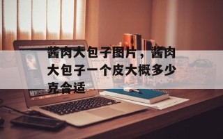 酱肉大包子图片，酱肉大包子一个皮大概多少克合适