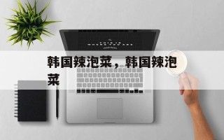 韩国辣泡菜，韩国辣泡菜