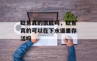 鲶鱼真的很脏吗，鲶鱼真的可以在下水道里存活吗