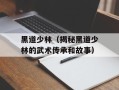 黑道少林（揭秘黑道少林的武术传承和故事）