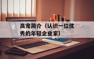 高宠简介（认识一位优秀的年轻企业家）