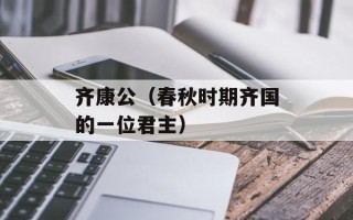 齐康公（春秋时期齐国的一位君主）