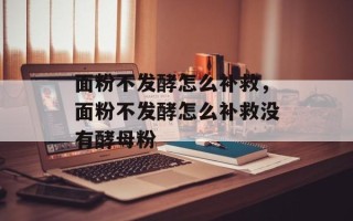 面粉不发酵怎么补救，面粉不发酵怎么补救没有酵母粉