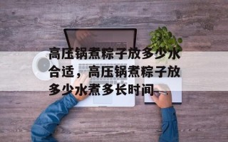 高压锅煮粽子放多少水合适，高压锅煮粽子放多少水煮多长时间