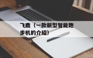 飞鹿（一款新型智能跑步机的介绍）