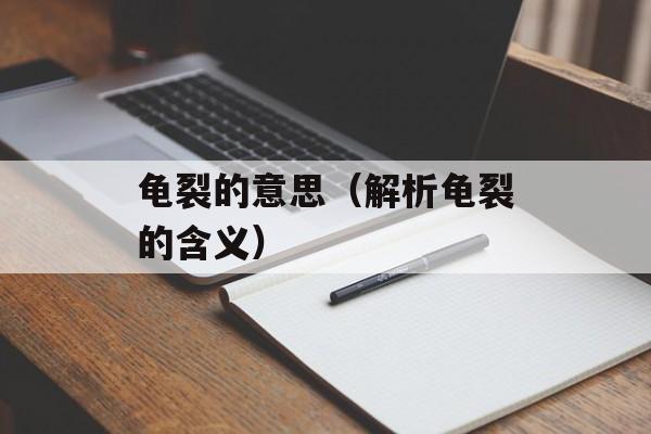龟裂的意思（解析龟裂的含义）-第1张图片-