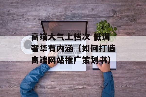 高端大气上档次 低调奢华有内涵（如何打造高端网站推广策划书）-第1张图片-